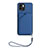 Soft Luxury Leather Snap On Case Cover YB2 for Xiaomi Poco C50 Blue