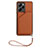 Soft Luxury Leather Snap On Case Cover YB2 for Xiaomi Poco X5 Pro 5G Brown