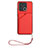 Soft Luxury Leather Snap On Case Cover YB2 for Xiaomi Redmi 10 Power Red