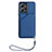 Soft Luxury Leather Snap On Case Cover YB2 for Xiaomi Redmi Note 12 4G Blue