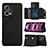 Soft Luxury Leather Snap On Case Cover YB2 for Xiaomi Redmi Note 12 Pro+ Plus 5G Black