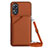 Soft Luxury Leather Snap On Case Cover YB3 for Oppo A17