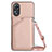 Soft Luxury Leather Snap On Case Cover YB3 for Oppo A17