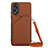 Soft Luxury Leather Snap On Case Cover YB3 for Oppo A18