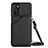 Soft Luxury Leather Snap On Case Cover YB3 for Oppo A54s Black