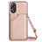 Soft Luxury Leather Snap On Case Cover YB3 for Oppo A58 5G