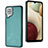 Soft Luxury Leather Snap On Case Cover YB3 for Samsung Galaxy A12 5G Green
