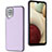 Soft Luxury Leather Snap On Case Cover YB3 for Samsung Galaxy A12 5G Purple