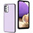 Soft Luxury Leather Snap On Case Cover YB3 for Samsung Galaxy A13 4G Purple