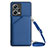 Soft Luxury Leather Snap On Case Cover YB3 for Xiaomi Poco X5 5G Blue