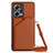 Soft Luxury Leather Snap On Case Cover YB3 for Xiaomi Poco X5 5G Brown