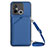 Soft Luxury Leather Snap On Case Cover YB3 for Xiaomi Redmi 11A 4G Blue