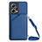 Soft Luxury Leather Snap On Case Cover YB3 for Xiaomi Redmi Note 12 Pro 5G Blue