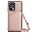 Soft Luxury Leather Snap On Case Cover YB3 for Xiaomi Redmi Note 12 Pro+ Plus 5G Rose Gold