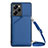 Soft Luxury Leather Snap On Case Cover YB3 for Xiaomi Redmi Note 12 Pro Speed 5G Blue