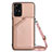 Soft Luxury Leather Snap On Case Cover YB3 for Xiaomi Redmi Note 12S Rose Gold