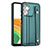 Soft Luxury Leather Snap On Case Cover YB4 for Samsung Galaxy A34 5G Green