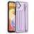 Soft Luxury Leather Snap On Case Cover YB4 for Samsung Galaxy M04 Purple