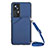 Soft Luxury Leather Snap On Case Cover YB4 for Xiaomi Redmi K50 Ultra 5G Blue