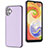 Soft Luxury Leather Snap On Case Cover YB6 for Samsung Galaxy A04 4G Purple