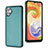 Soft Luxury Leather Snap On Case Cover YB6 for Samsung Galaxy M04 Green