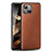 Soft Luxury Leather Snap On Case Cover ZS01 for Apple iPhone 15