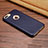 Soft Luxury Leather Snap On Case for Apple iPhone 7 Plus Blue