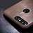 Soft Luxury Leather Snap On Case for Huawei Honor 7C Brown