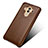 Soft Luxury Leather Snap On Case for Huawei Mate 10 Pro Brown