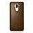 Soft Luxury Leather Snap On Case for Huawei Mate 9 Brown