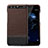 Soft Luxury Leather Snap On Case for Huawei P10 Brown