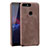 Soft Luxury Leather Snap On Case for Huawei Y7 (2018) Brown