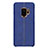 Soft Luxury Leather Snap On Case for Samsung Galaxy S9 Blue