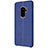 Soft Luxury Leather Snap On Case for Samsung Galaxy S9 Plus Blue