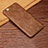 Soft Luxury Leather Snap On Case L01 for Apple iPhone 6 Plus Brown