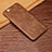 Soft Luxury Leather Snap On Case L01 for Apple iPhone 6S Plus Brown