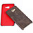 Soft Luxury Leather Snap On Case L01 for Samsung Galaxy C9 Pro C9000 Brown