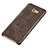 Soft Luxury Leather Snap On Case L01 for Samsung Galaxy C9 Pro C9000 Brown