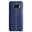 Soft Luxury Leather Snap On Case L01 for Samsung Galaxy S8 Blue