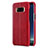 Soft Luxury Leather Snap On Case L01 for Samsung Galaxy S8 Red