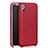 Soft Luxury Leather Snap On Case L05 for Apple iPhone X Red