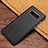 Soft Luxury Leather Snap On Case W01 for Samsung Galaxy Note 8 Black