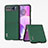 Soft Silicone Gel Leather Snap On Case Cover B05H for Motorola Moto Razr 40 5G Green