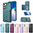 Soft Silicone Gel Leather Snap On Case Cover BF1 for Samsung Galaxy S22 5G