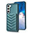 Soft Silicone Gel Leather Snap On Case Cover BF1 for Samsung Galaxy S22 5G