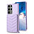 Soft Silicone Gel Leather Snap On Case Cover BF1 for Samsung Galaxy S23 Ultra 5G Clove Purple