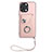 Soft Silicone Gel Leather Snap On Case Cover BF1 for Xiaomi Poco M6 Pro 5G Rose Gold