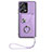 Soft Silicone Gel Leather Snap On Case Cover BF1 for Xiaomi Redmi Note 12 Pro+ Plus 5G Purple