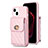 Soft Silicone Gel Leather Snap On Case Cover BF2 for Apple iPhone 15