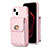 Soft Silicone Gel Leather Snap On Case Cover BF2 for Apple iPhone 15 Plus